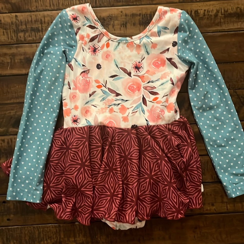 Cheeky Plum Winter Skirted leotard